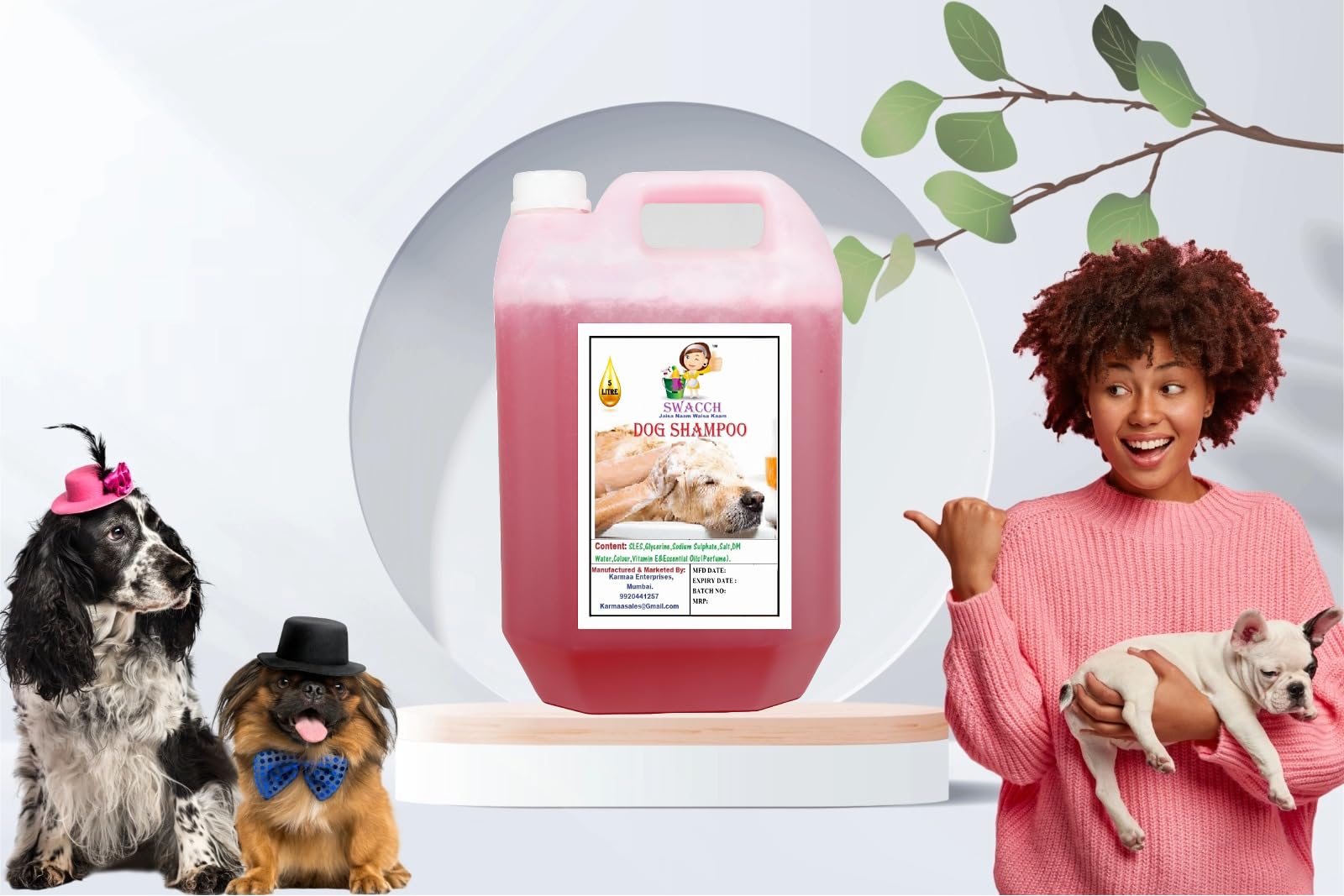Swacch Dog Shampoo (5 Liters) Jasmine (B0BNJ5BFPV) Amazon Price History, Amazon Price Tracker
