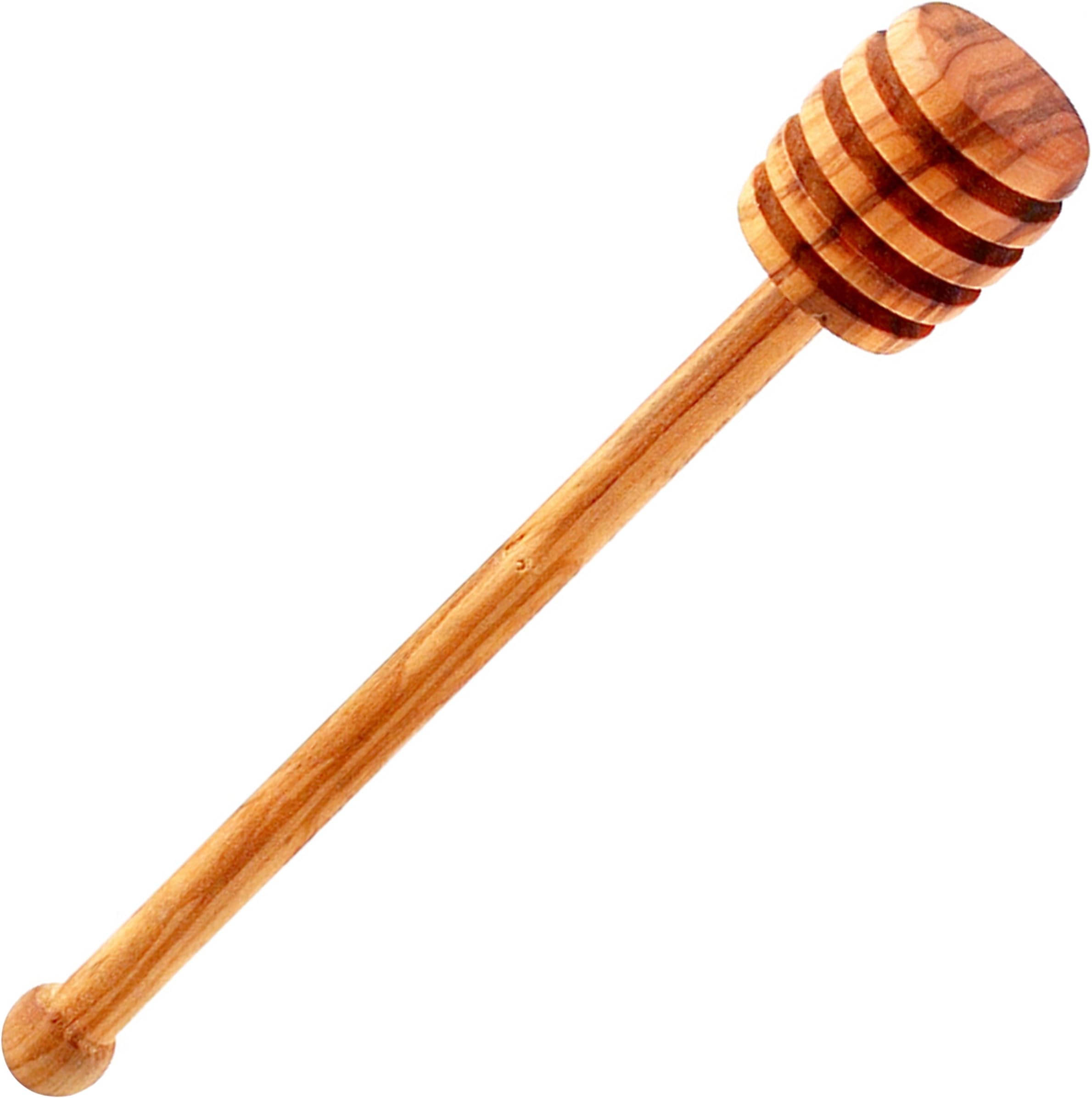 Olive Wood Honey Dipper 16cm