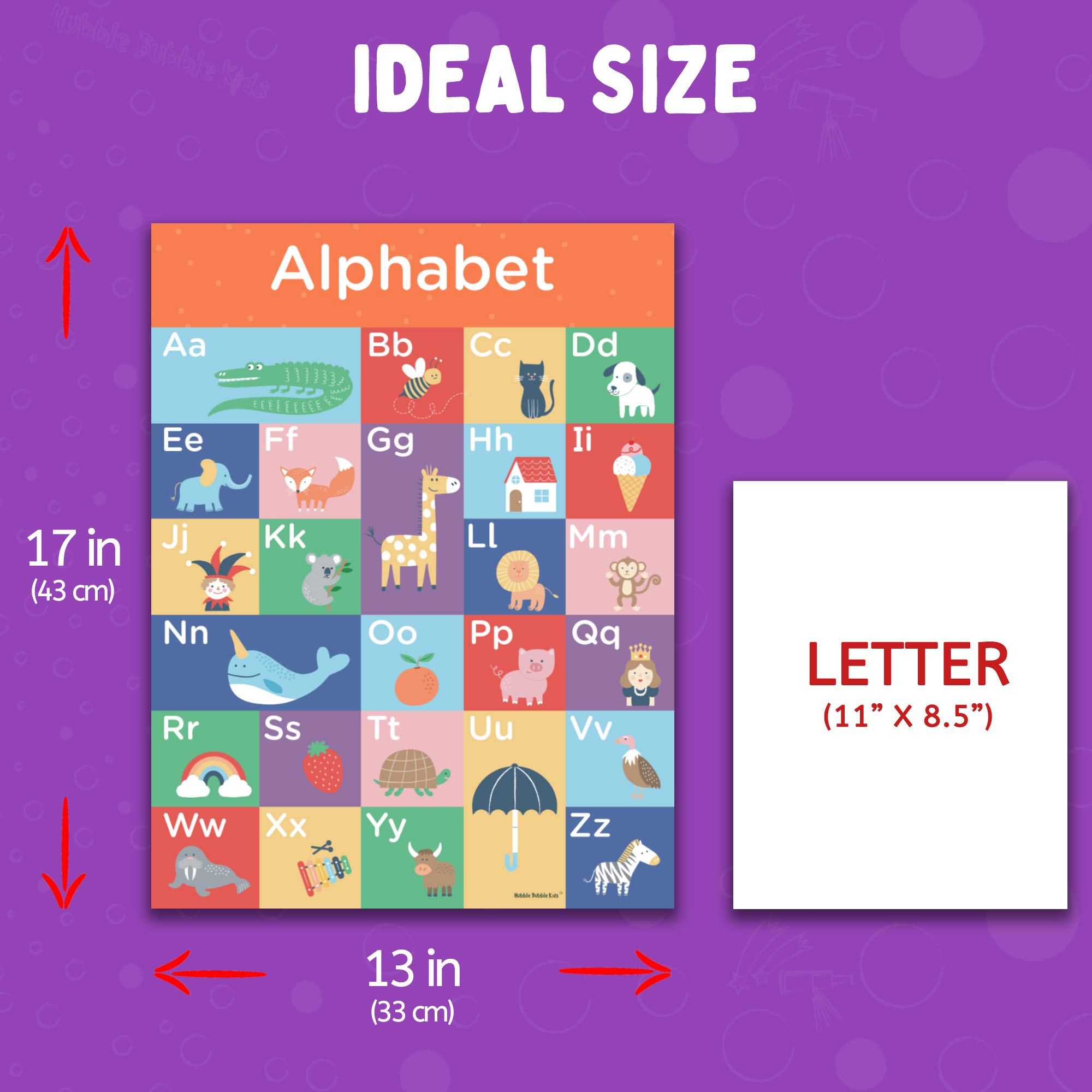 Buy 14 Educational Posters for Toddlers Preschool Posters and