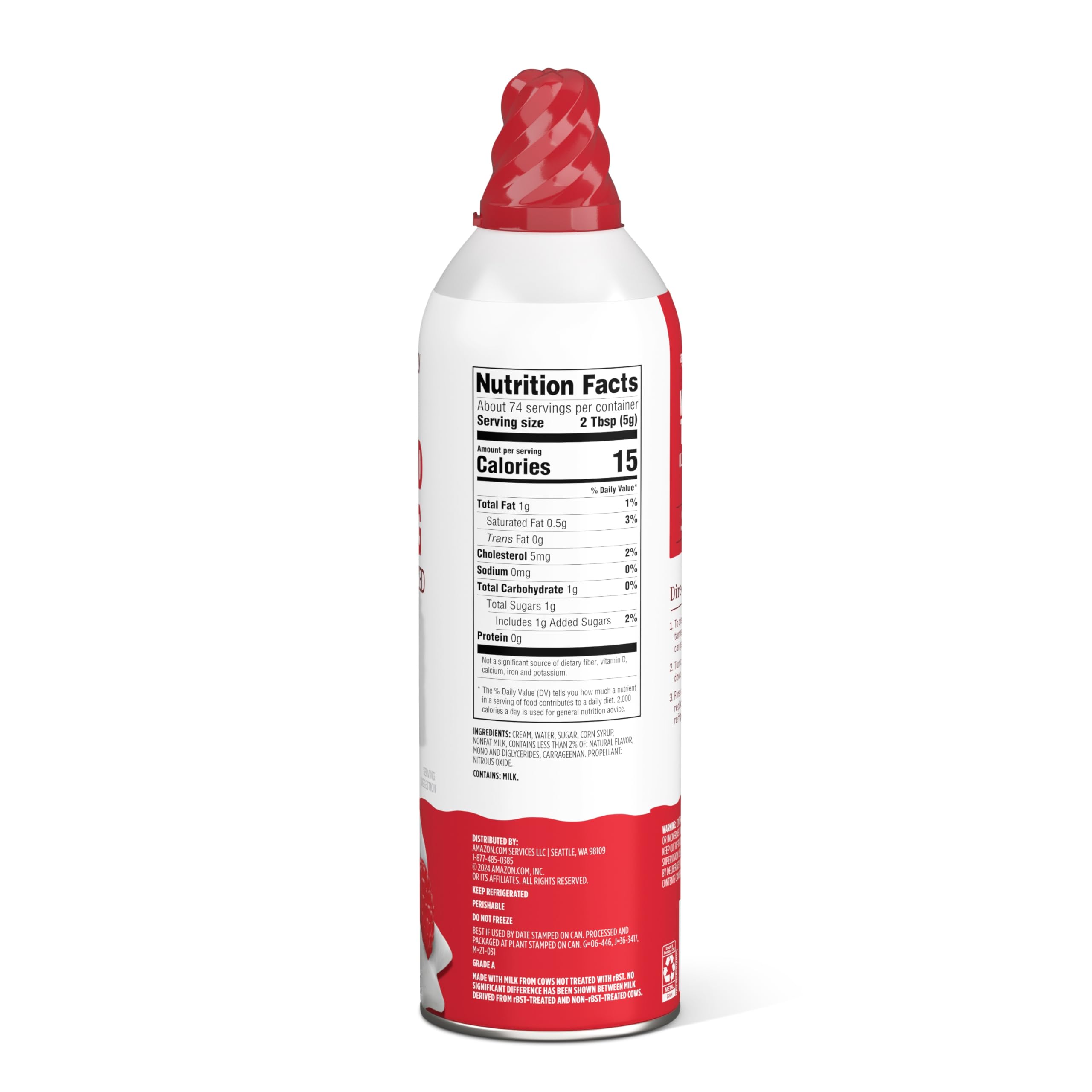 Amazon Grocery Original Ultra Pasteurized Dairy Whipped Topping 13 Oz Previously Amazon Fresh Packaging May Vary — view 3