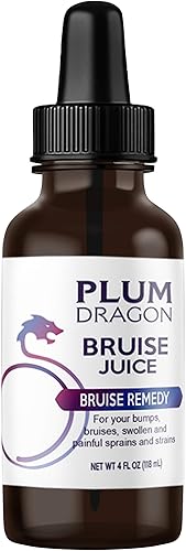 Plum Dragon Jugo de moretones Dit Da Jow (4 onzas)  Más fuerte que otros jugos de moretones