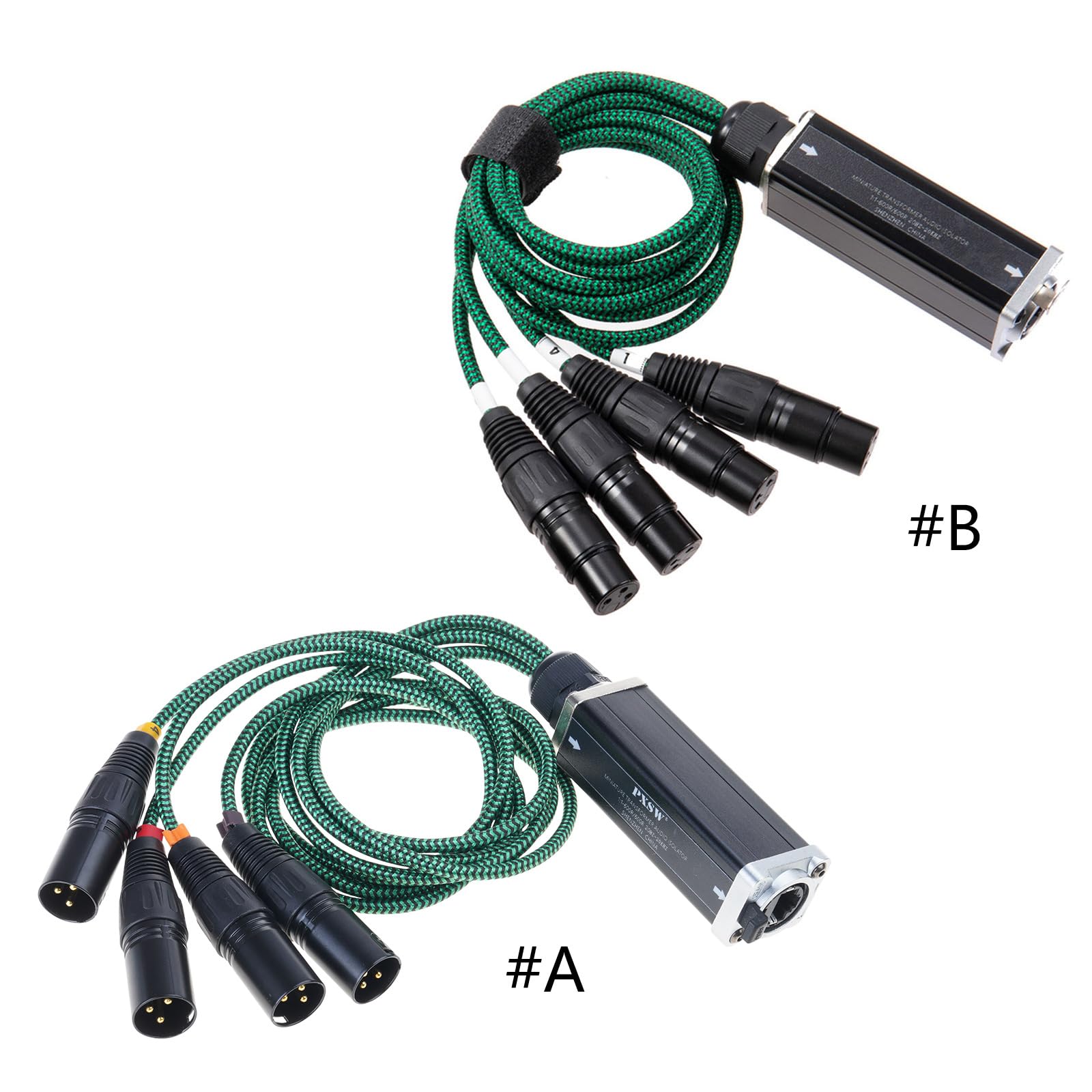 Comodo cavo Snake per collegare connettore Ethernet Cat5 / Cat6 per dal e registrazione in chiesa