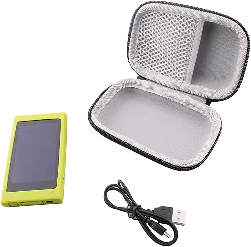 Vista 5 de WERJIA Funda rígida de transporte compatible con Sony NW-A300 Series NW-A306/NW-A307 Walkman (solo base) (para funda NW-A300)