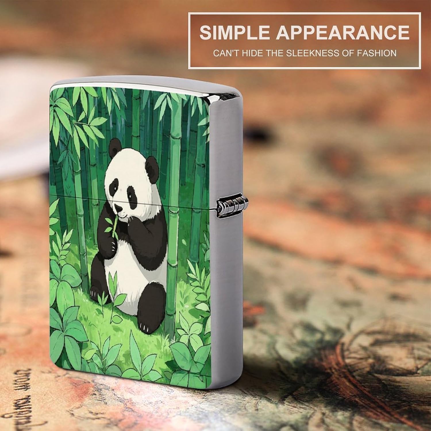 Cartoon Panda Lighter Case Cover Holder Lighter Sleeve