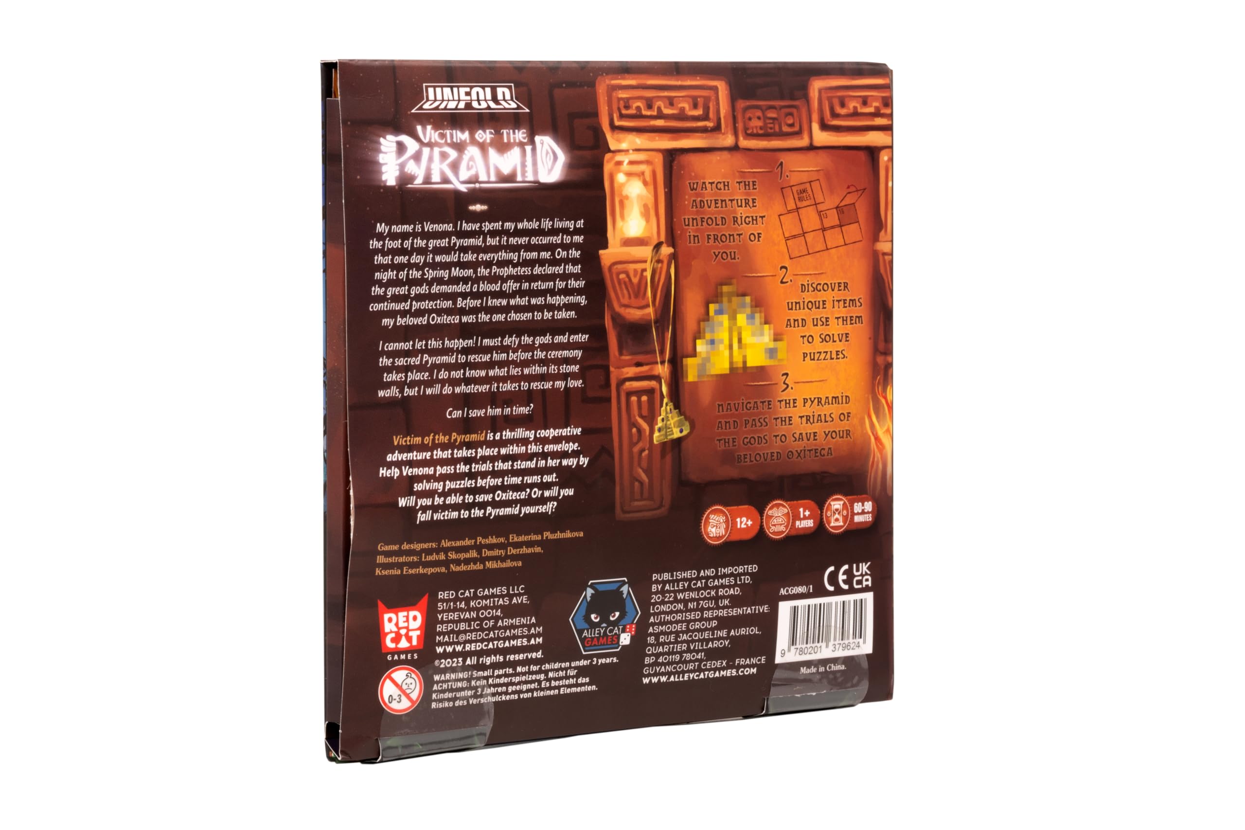 Unfold - Gioco di puzzle pieghevole Escape Room Adventure (vittima della piramide)
