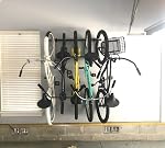 StoreYourBoard Bike Storage Rack, Holds 5 Bicycles, Home and Garage Adjustable Bike Wall Hanger Mount