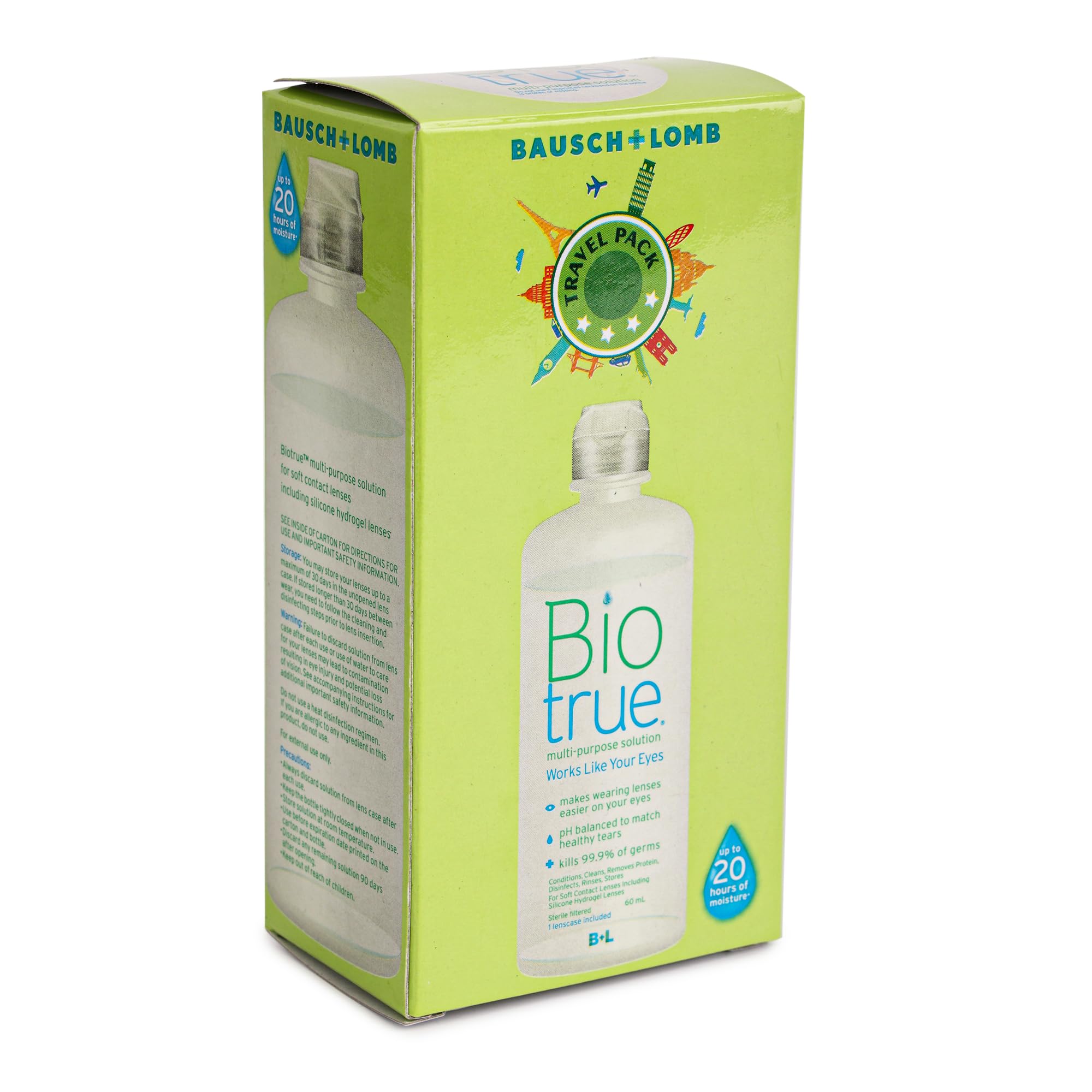 Bausch + Lomb Biotrue Multi-Purpose Contact Lens Solution 60ml (Pack of 1)