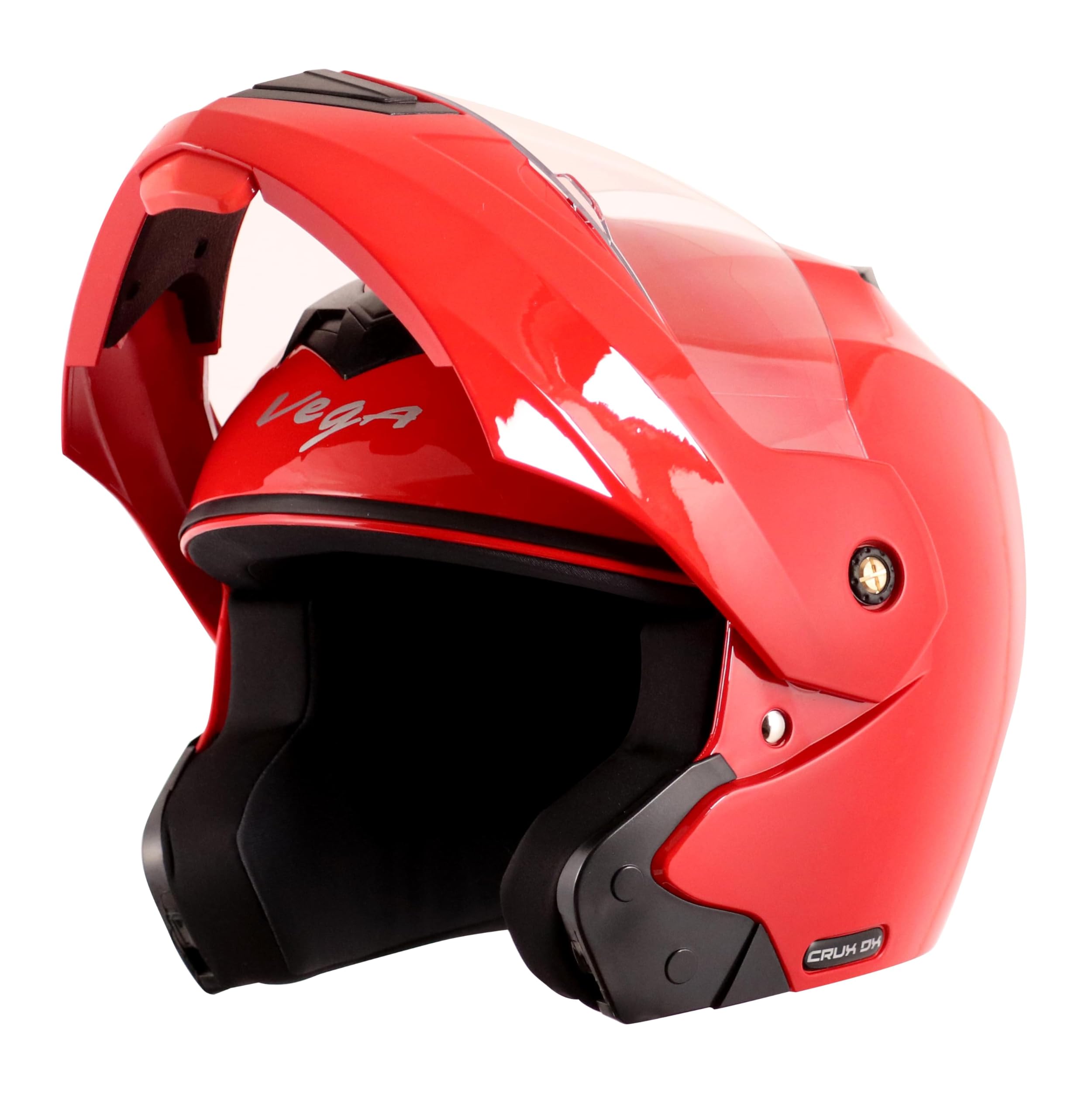 Vega Crux DX Flip-Up Helmet (Red, L)