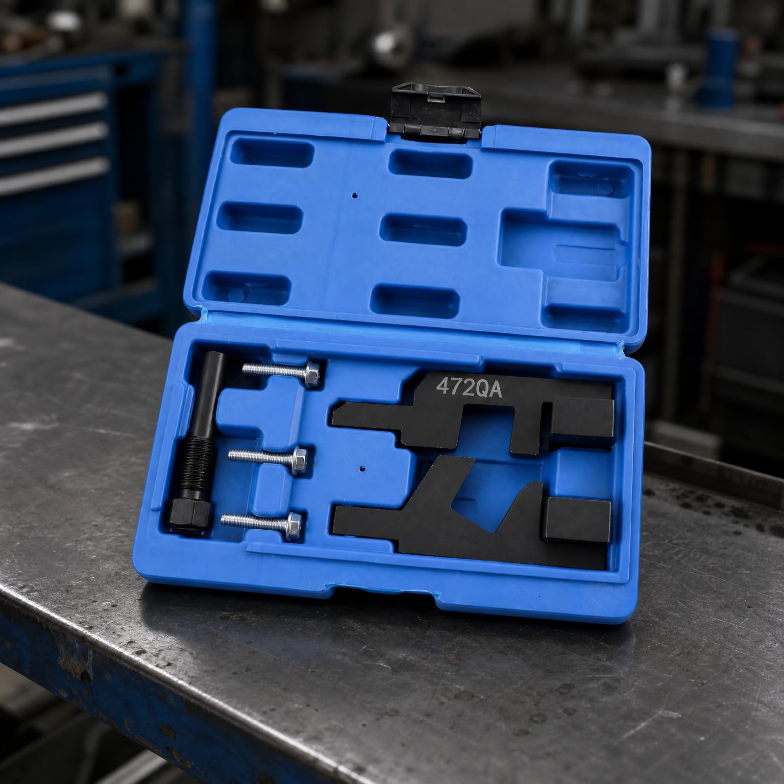 Kit Fasatura Motore per 472qa 1.5t in Acciaio al Carbonio con Atzzo di Posizionamento Albero a E Manovella con Custodia Rigida per Riparazione