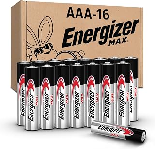 Energizer MAX AAA Batteries 16 Pack - Longest Lasting Alkaline Triple A Batteries for Toys, Remotes, Games & Devices