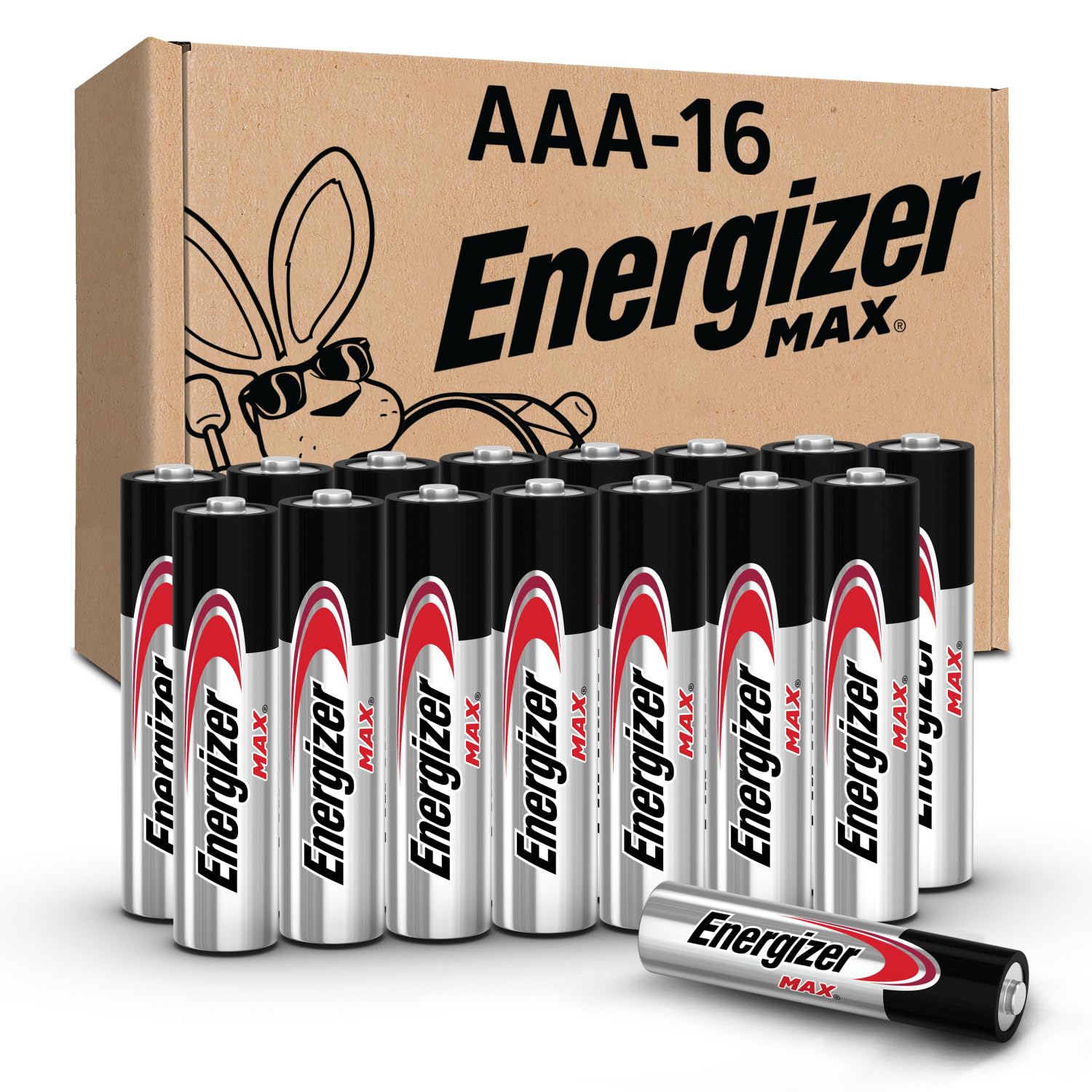 Energizer MAX AAA Batteries 16 Pack Triple A Alkaline Batteries