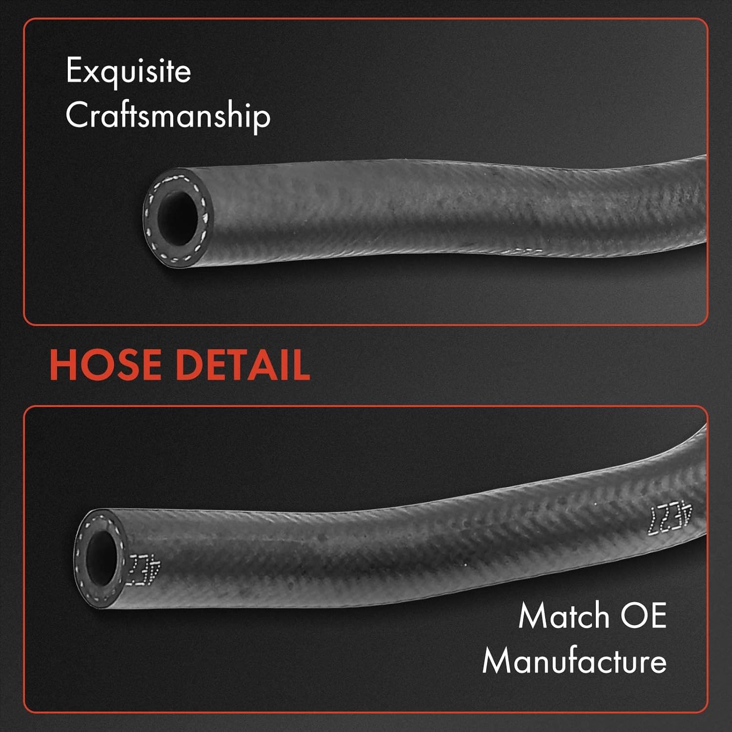 A-Premium Power Steering Return Hose Line Assembly Compatible with Honda Pilot 2003-2004 Acura MDX 2001-2006 V6 3.5L Gear To Pipe