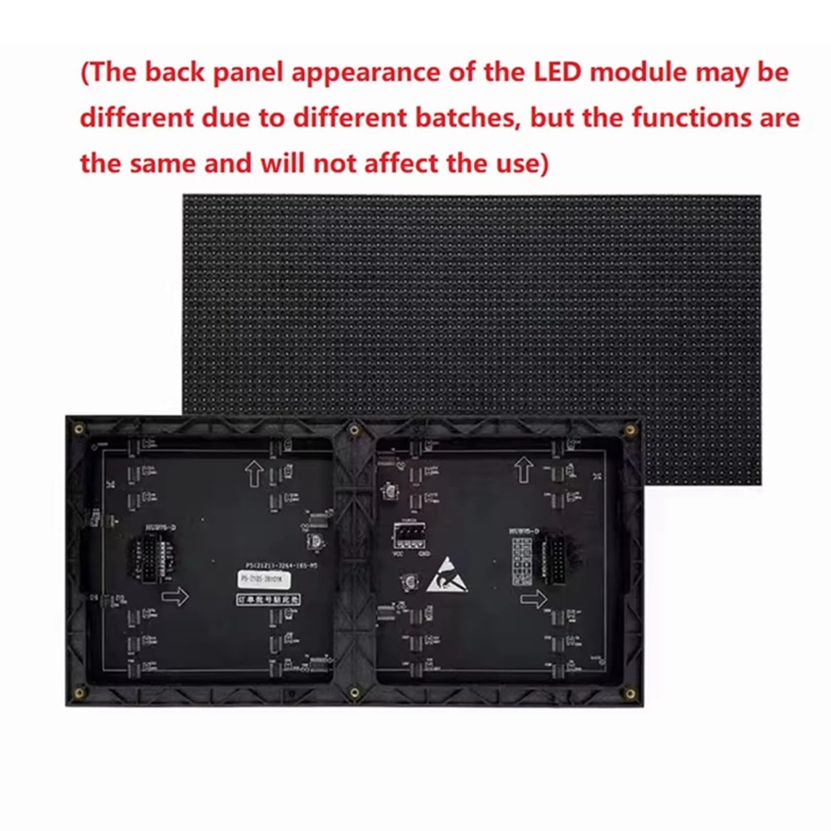 Panel de Pantalla LED para Interiores P5 de 8 Piezas, Módulo de Pantalla LED de 64 X 32, Pantalla Electrónica LED A Color de 16 Escaneos, 320 X 160 mm