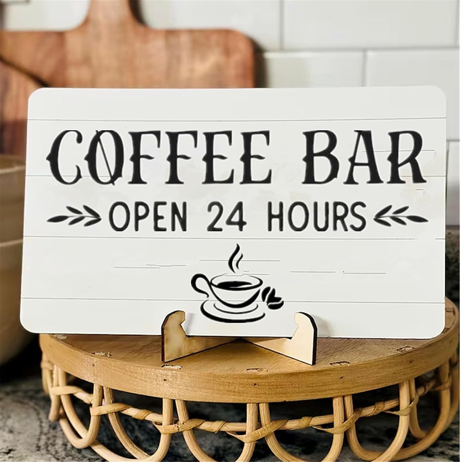 JAJADO Coffee Silk Screen Transfer Reusable Adhesive Stencils Coffee Quotes Reusable Silk Screen Stencils Chalk Paste Paint Stencil for Crafts on Wood/Fabric/Wall/Cup/Plate/Glass/Paper 8.5x11“