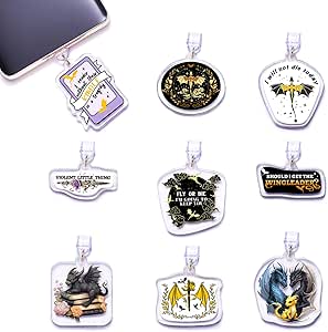 10Pcs Butterfly Charm Dust Plug USB C Dust Cover Type C Anti Dust Plugs Plastic USB C Cover Cap Mobile Dustproof Plugs Enamel Pendants Charging Port