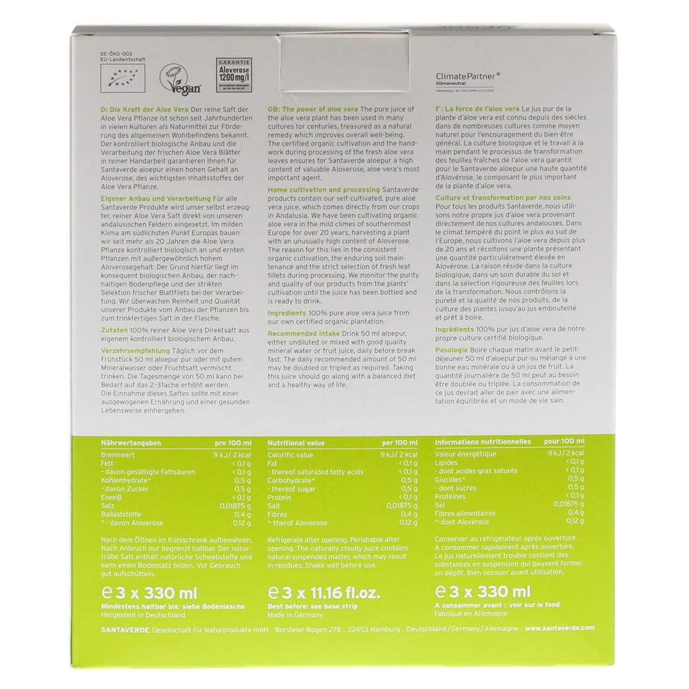 Aloe Vera Saft aloepur Sparpack