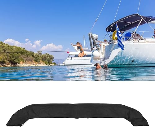 Miniatura 8 de Bimini - Cubierta superior de repuesto, lona duradera de grado marino, toldo para barco, plegable, impermeable y a prueba de rayos UV, toldo para