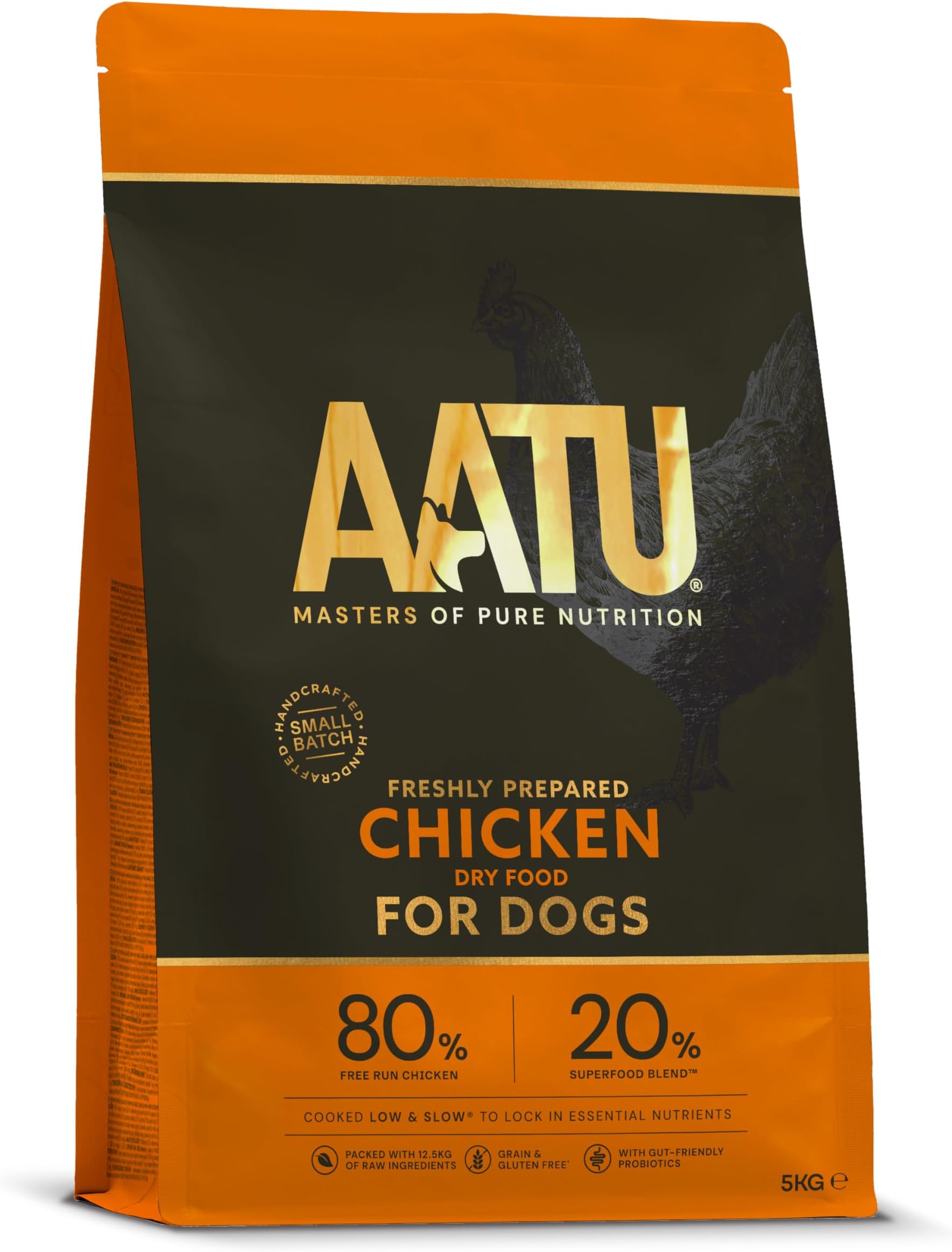 80/20 Complete Dry Dog Food, Chicken 5kg - Dry Food Alternative to Raw Feeding, High Protein. No Nasties, No Fillers. (Packaging may vary).