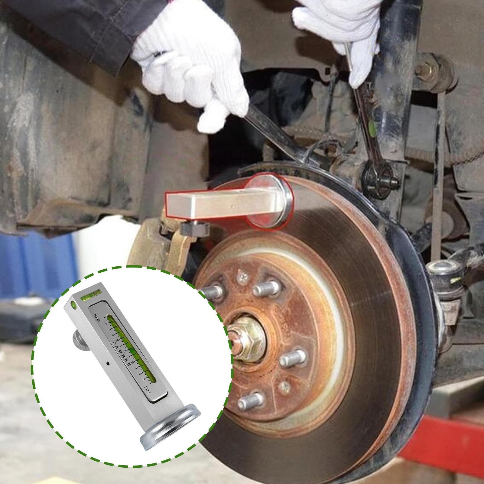 Calibro 'incidenza della campanatura – Strumento di allineamento delle ruote 'auto, misurazione della campanatura e 'incidenza per veicoli da corsa, camion e automobili | Calibro di alline