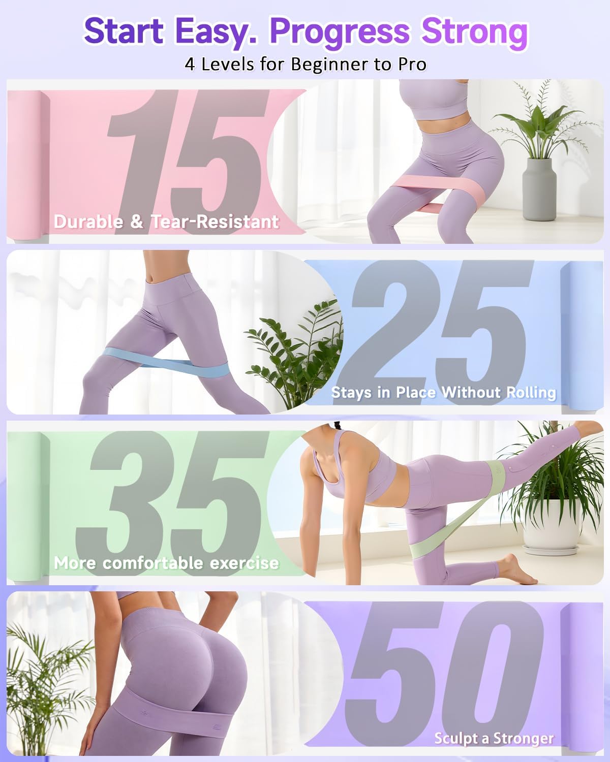 2026 New Pilates Kit for Women’s Home Workouts, Pilates Set for Full Body Sculpt & Fat Burn, Pilates Equipment with Essential Accessories for Beginners & All Levels, 15-Pcs Set Includes Ring & Ball
