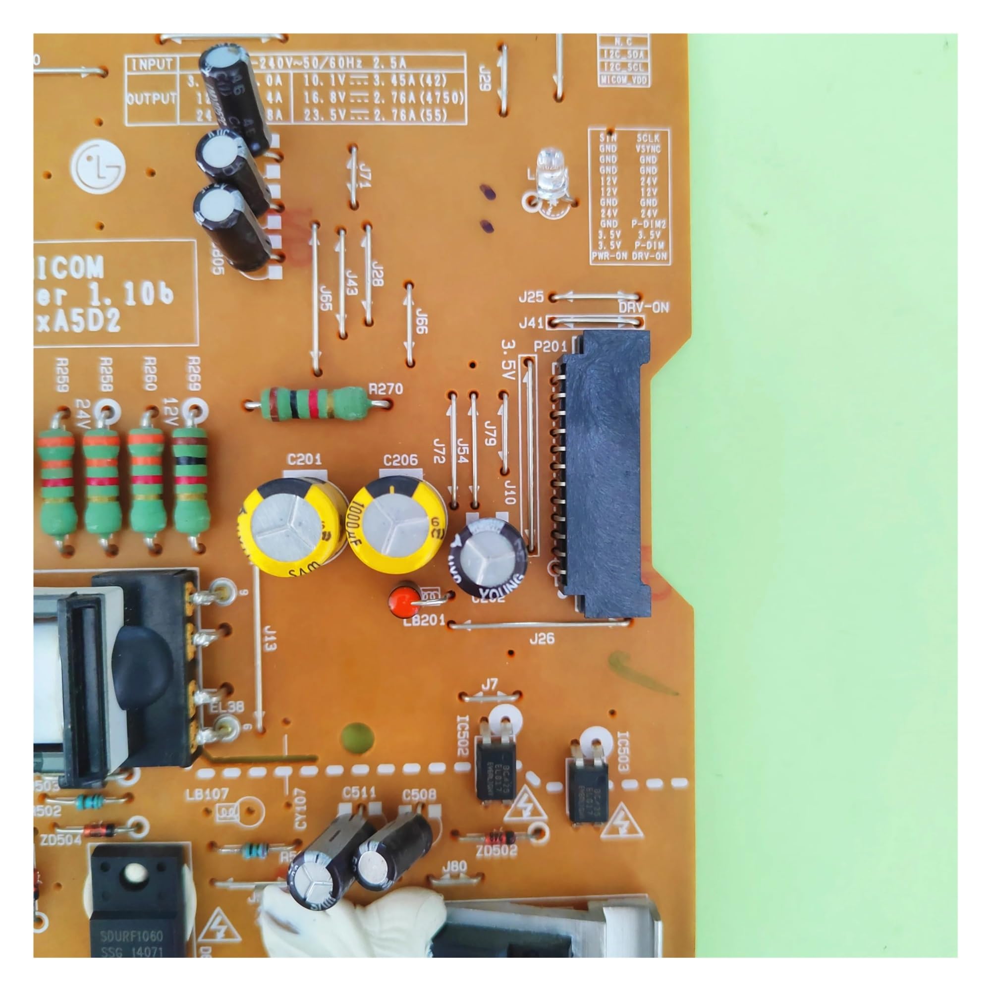 Carte d'alimentation EAY63073001 EAY63072901 EAY63072801 for téléviseurs 42'' 47'' 55LB7200 55LB730V 42LB700V 55LB7500 47LB730V 47LB7000 (pièces détachées)