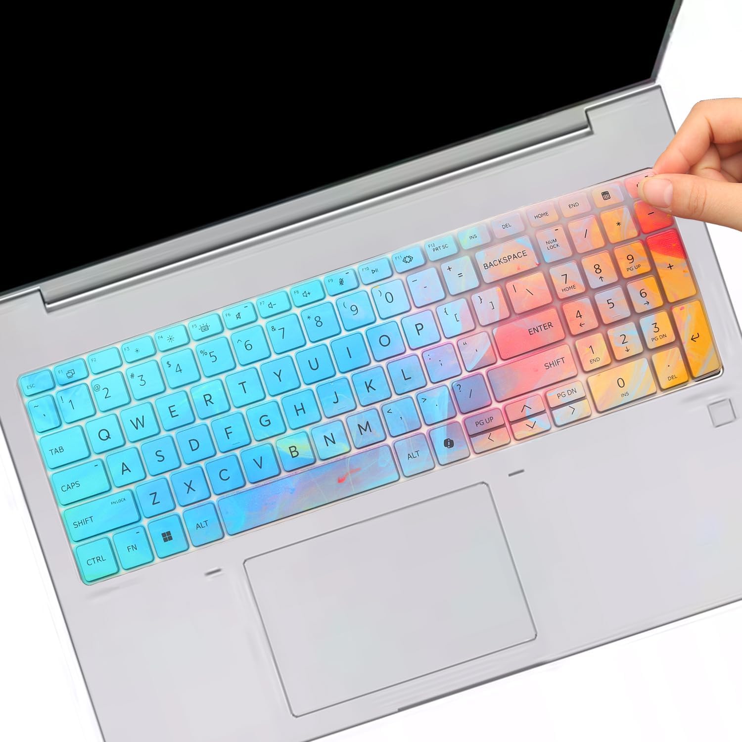 Keyboard Cover for 2026 2025 HP EliteBook 660 G11 16"/EliteBook 665 G11 16", HP ProBook 460 465G11 16 inch Laptop Accessories Protective Keyboard Cover Skin US Layout -Stylish Colorful