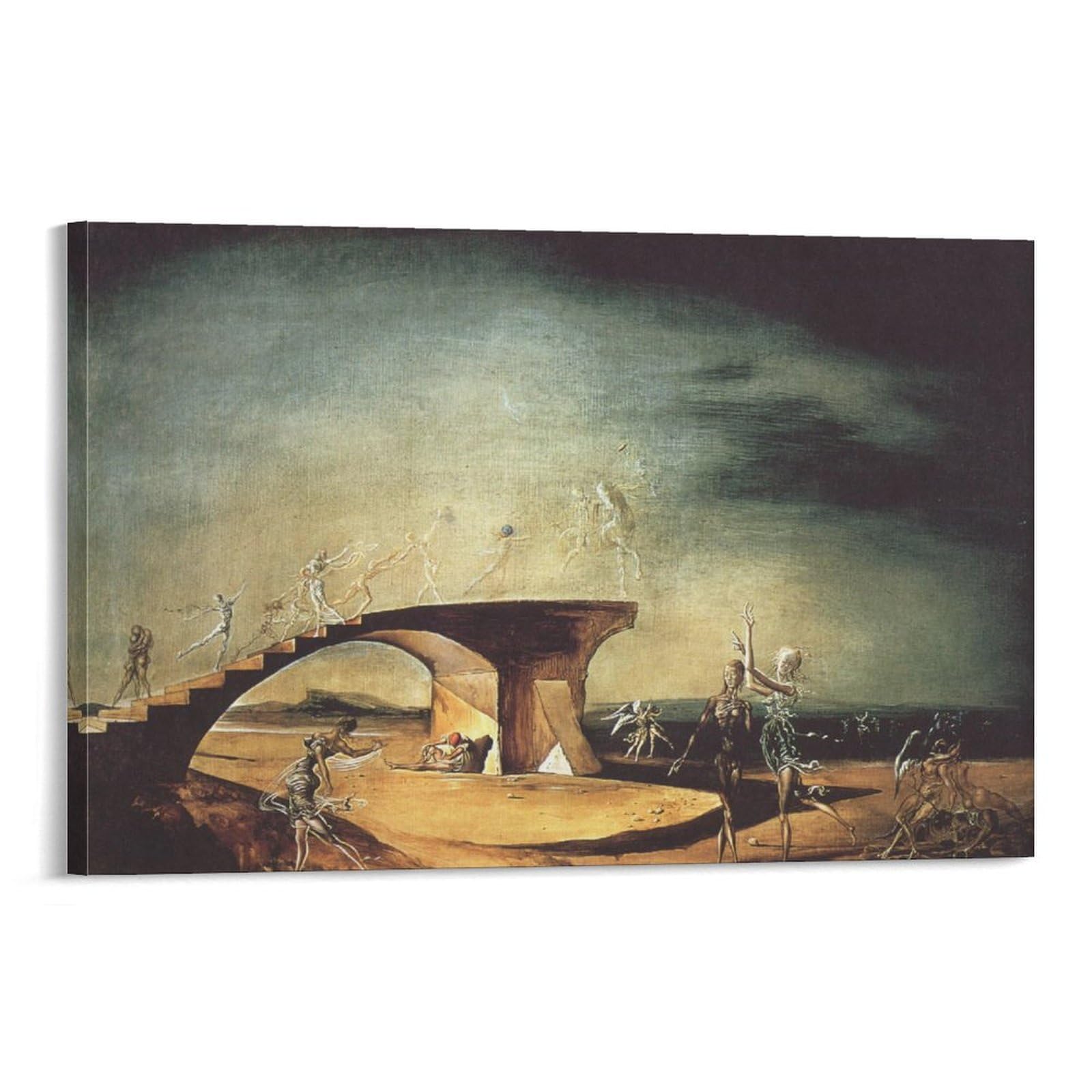 Salvador Dali Wall Art Prints 《The Broken Bridge of The Dream》 Art Poster Wall Art Poster Prints Home Decor Picture Canvas Painting Posters 08x12inch(20x30cm) — image 1