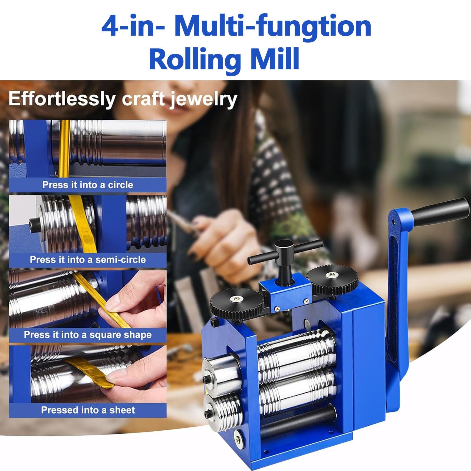 Máquina de laminación Manual,combinación Manual de 40 mm