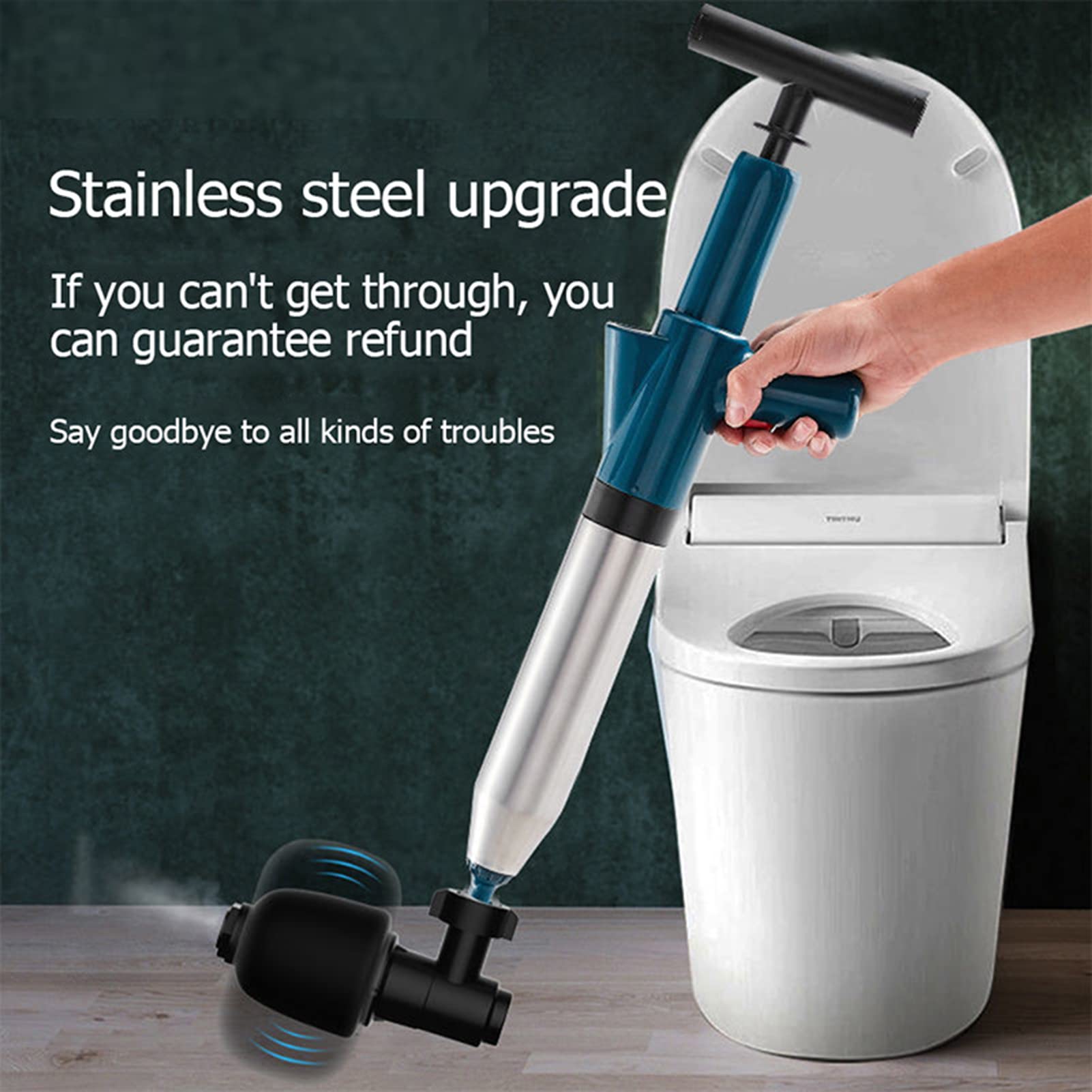 Déboucheur De Canalisations à Air Comprimé - Pistolet De Nettoyage à