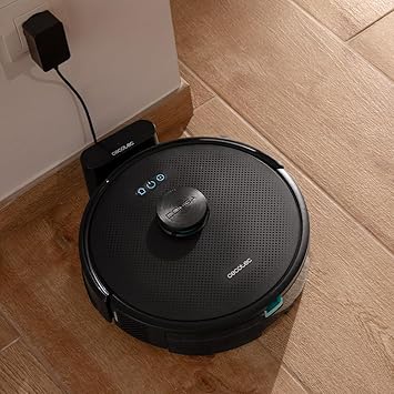 Cecotec Robot Aspirador y Friegasuelos Conga M70. Navegación Láser, 20000Pa de Presión de Succión, Batería de 4500 mAh, Cepillo de Silicona Especial Mascotas, Cobertura hasta 180m²1