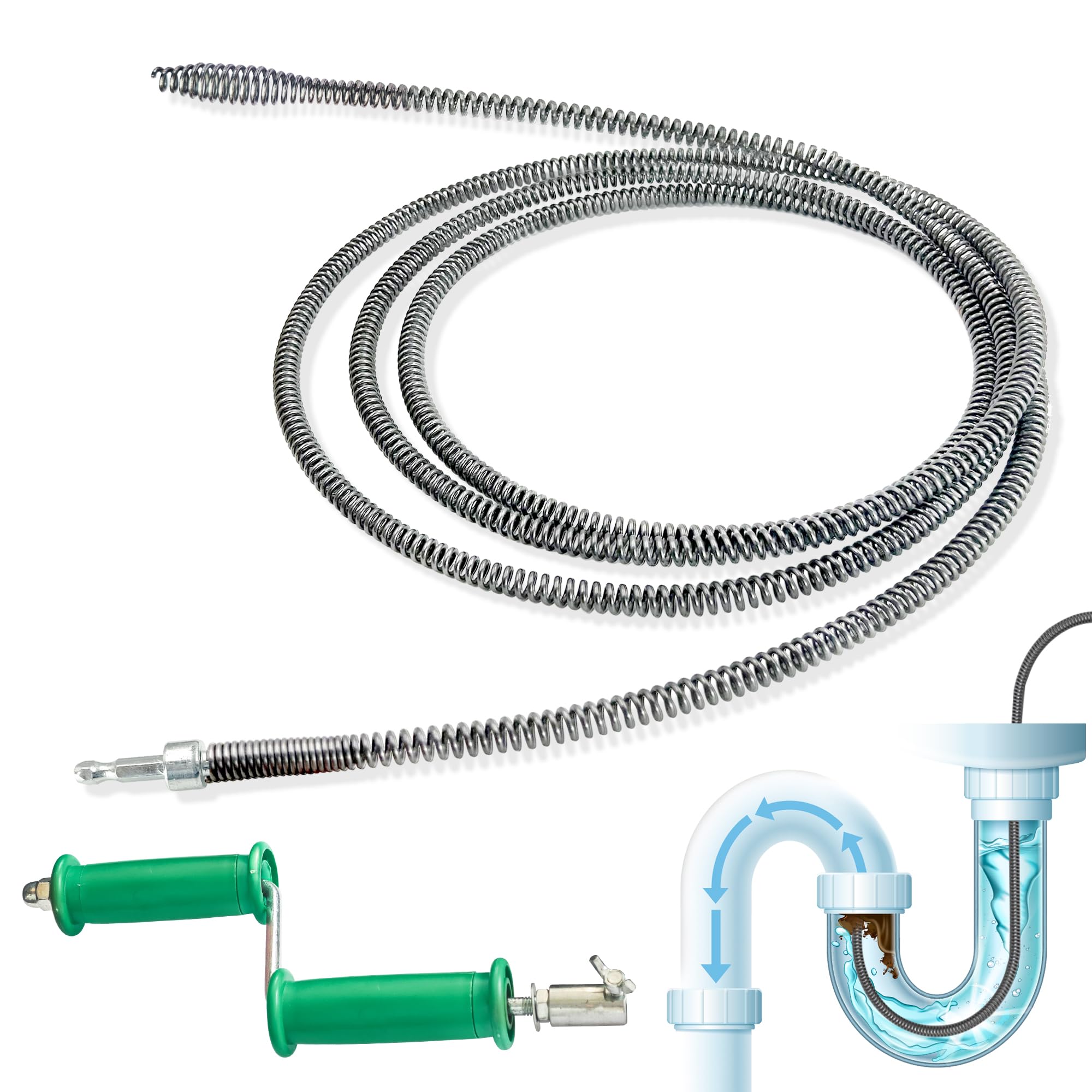 Spirale De Nettoyage De Canalisations 5 M ø 10 Mm