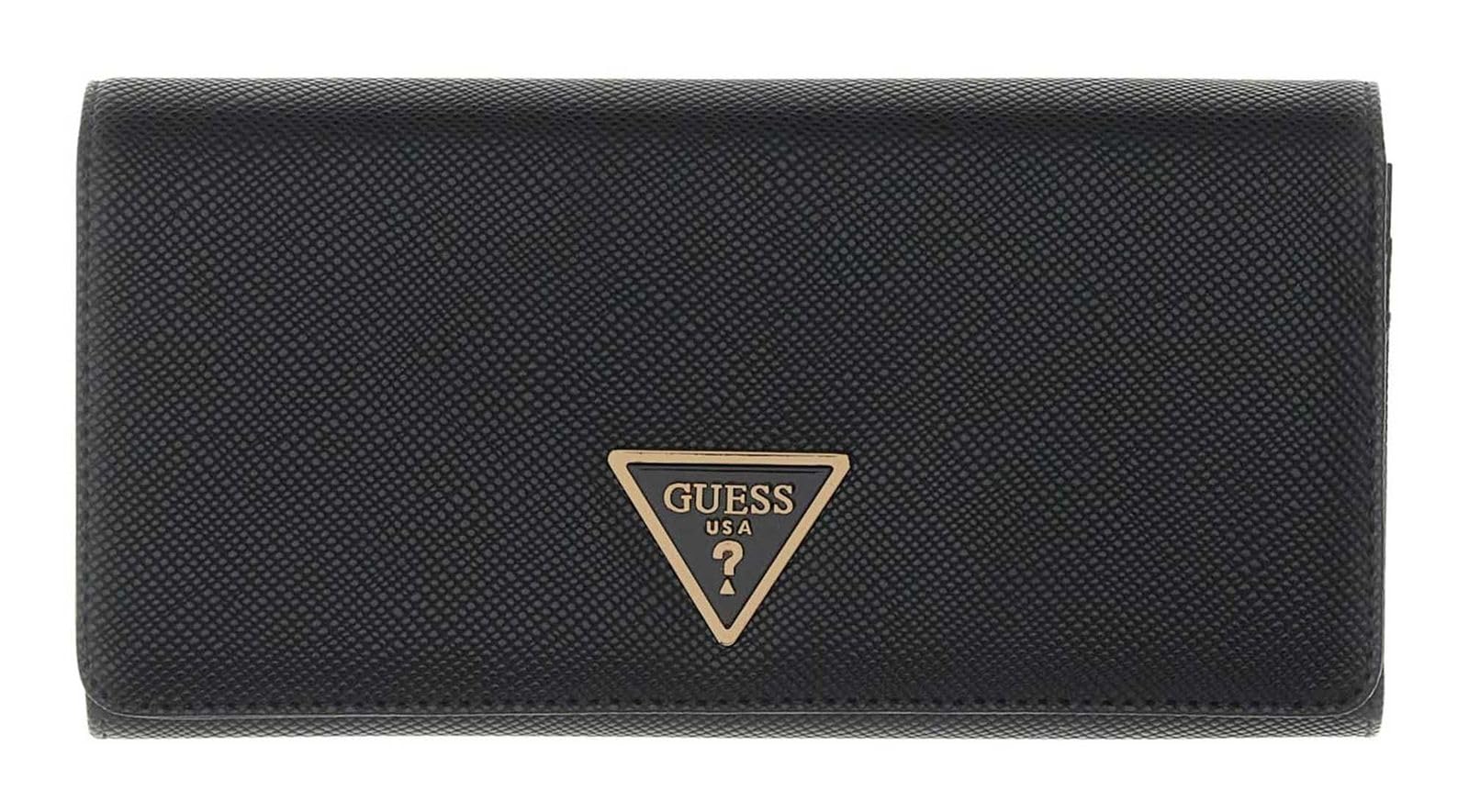 GUESS Monedero Laurel II SLG Flap Organizer Black Negro