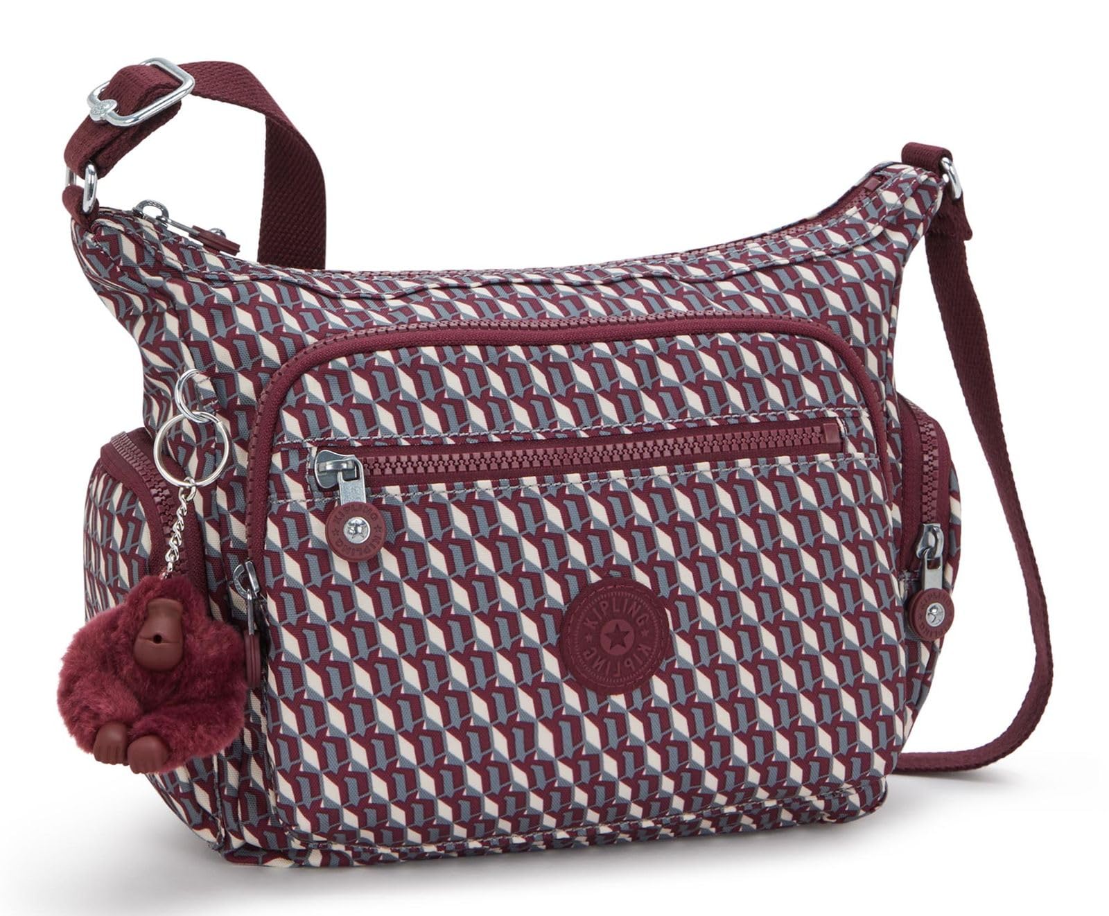Kipling Gabbie S Umhängetasche, Leicht, Klein mit mehreren Fächern