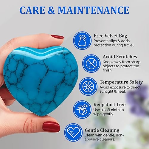 Miniatura 7 de Urna de corazón azul para cenizas  Urna de recuerdo de corazón con soporte y caja premium  Urna pequeña para cenizas humanas  Honra a tu ser querido