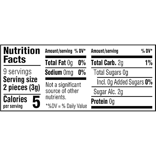 Miniatura 4 de Eclipse Spearmint - Goma de mascar sin azúcar, paquete individual (18 piezas)