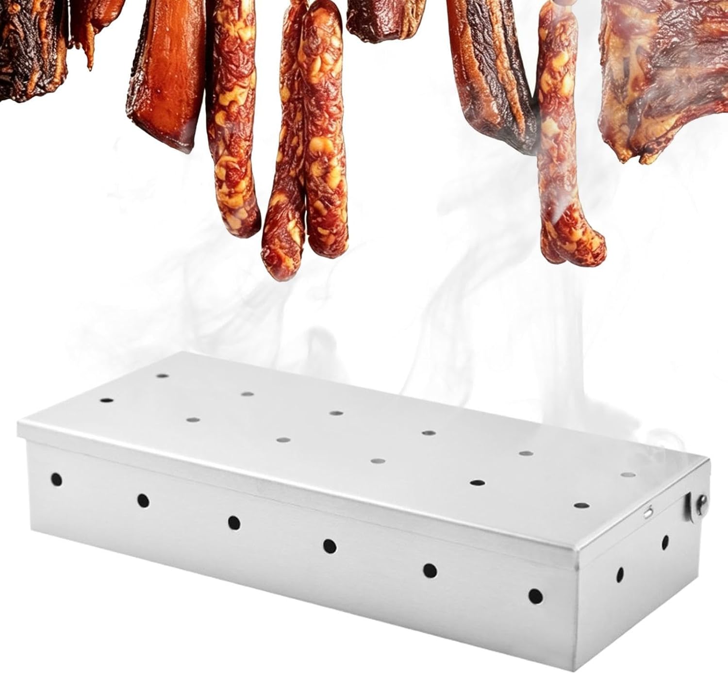 Skrzynka Na Zrębki Pojemnik do przechowywania zrębek | Akcesoria do grillowania ogrodowego Przestrzeń Zewnętrzna, Ogród Przydomowy I Patio, Kemping, Kuchnia, Dom, Balkon, Weranda,