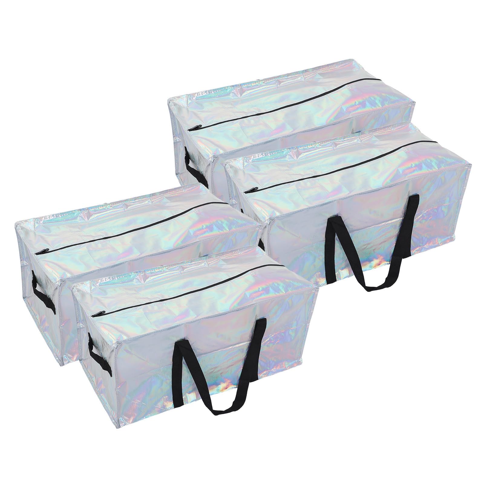Bolsas de tela Oxford con asas anchas impermeables de 4 piezas