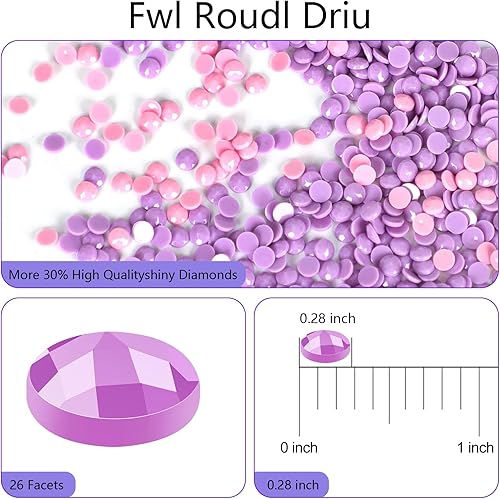 Miniatura 3 de Kit de pintura de diamante 5D redondo de tiburón, taladro completo, pintura de bricolaje con diamantes, arte submarino, diamantes de imitación de