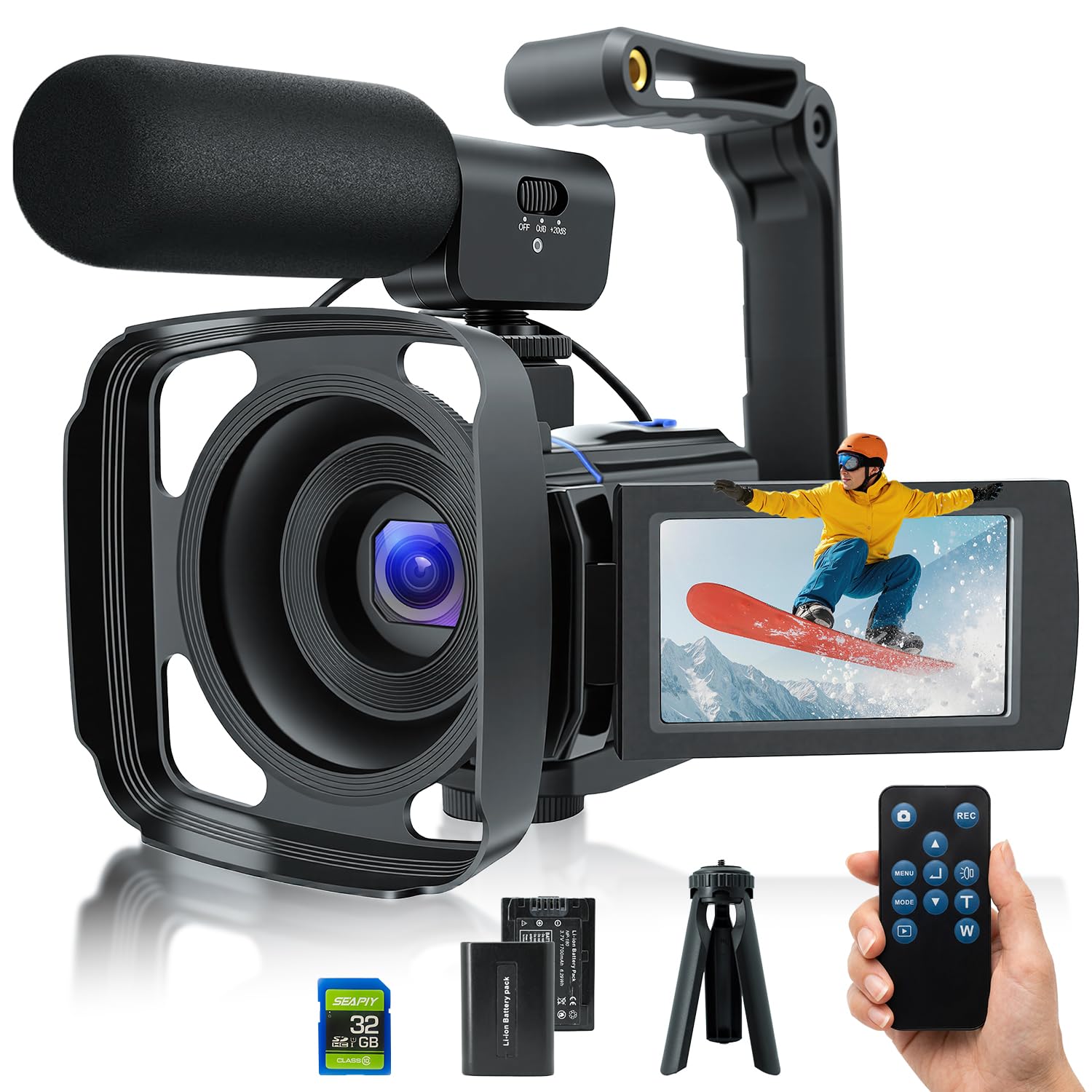 TryTalk 5K Video Camera Camcorder