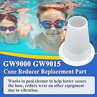 Vista 3 de GW9000 GW9015 Cone Reducer, Automatic Pool and Spa Cleaner Replacement Part, White