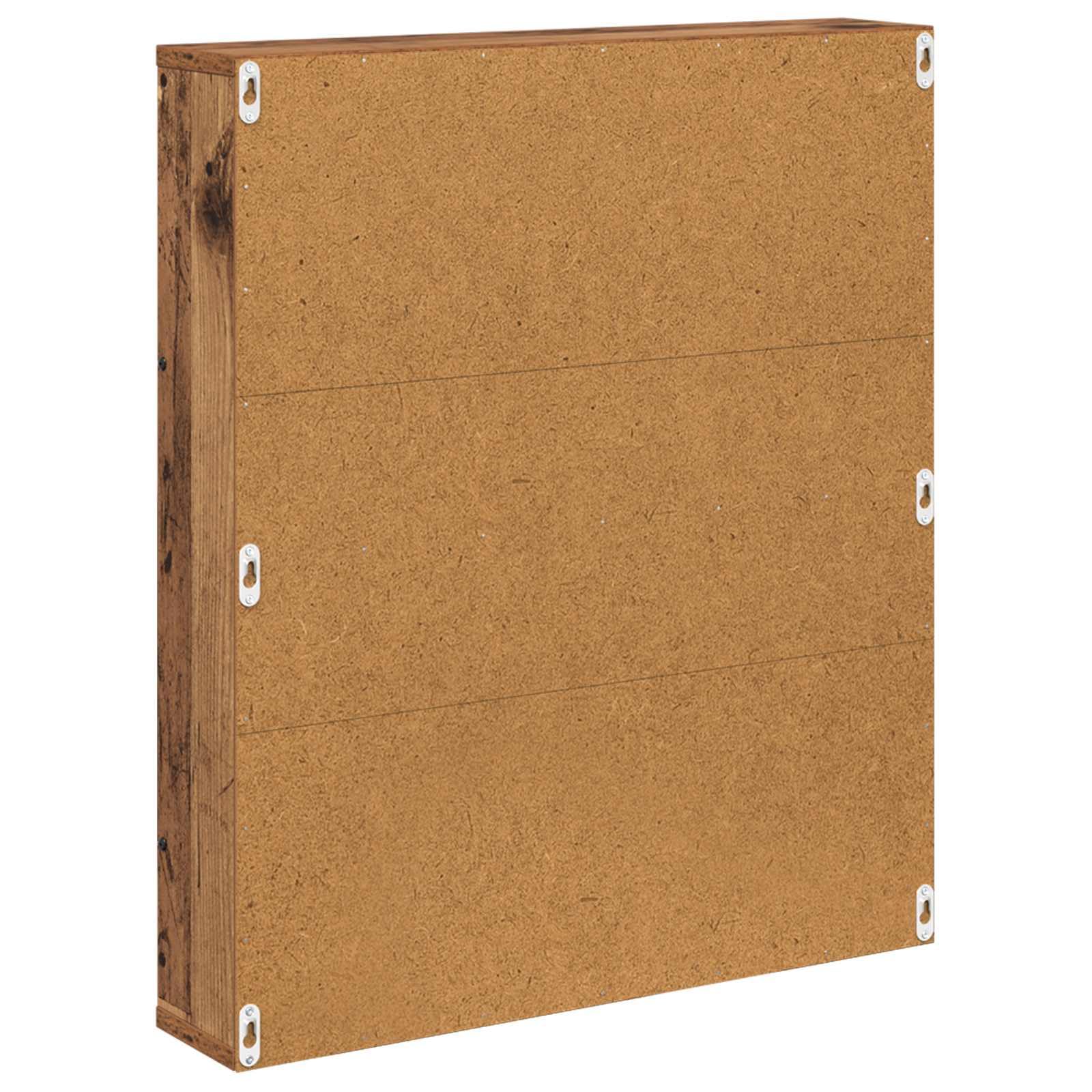 Genérico Estante de revistas 2 pcs Madera Vieja 60 x 12 x 70 cm,Mobiliario,Armarios y Almacenamiento,Revisteros,890837