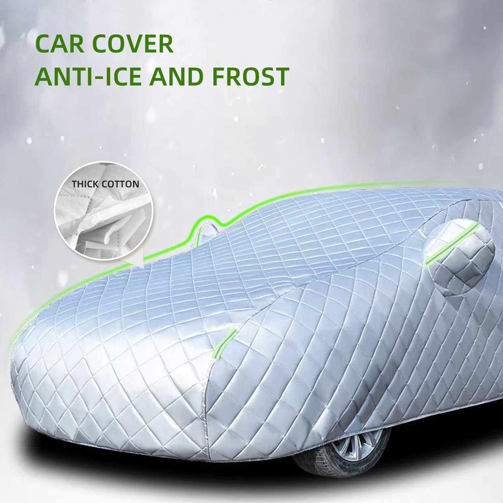 Housse Voiture Anti-grêle Pour Toyota Yaris Hybrid 2020-2024, Bache Voiture Extérieur Imperméable, Housse De Protection Voiture, Housse Voiture Anti- Grêle, Anti-UV, Respirante-ib151