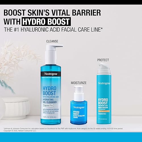 Miniatura 4 de Neutrogena Hydro Boost - Suero ultra hidratante con ácido hialurónico, suero facial sin fragancia para una hidratación sin peso y una piel más suave