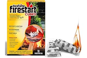 Fire Starter Cubes for Quick Fire Ignition & Beautiful Campfires