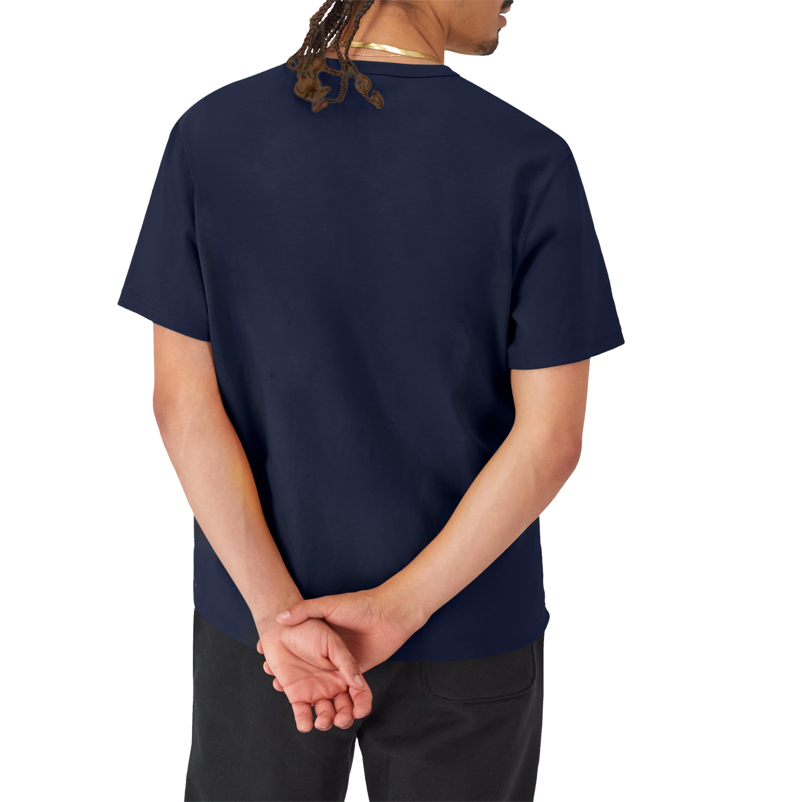 Champion Camiseta Clásica con Texto Gráfico Camiseta Hombre (Pack de 1)