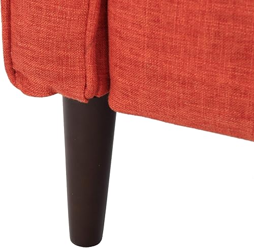 Miniatura 7 de GDFStudio Macedonia - Sillón reclinable de tela con respaldo copetudo, moderno Naranja (Muted Orange),Gris,https://www.amazon.com/dp/undefined