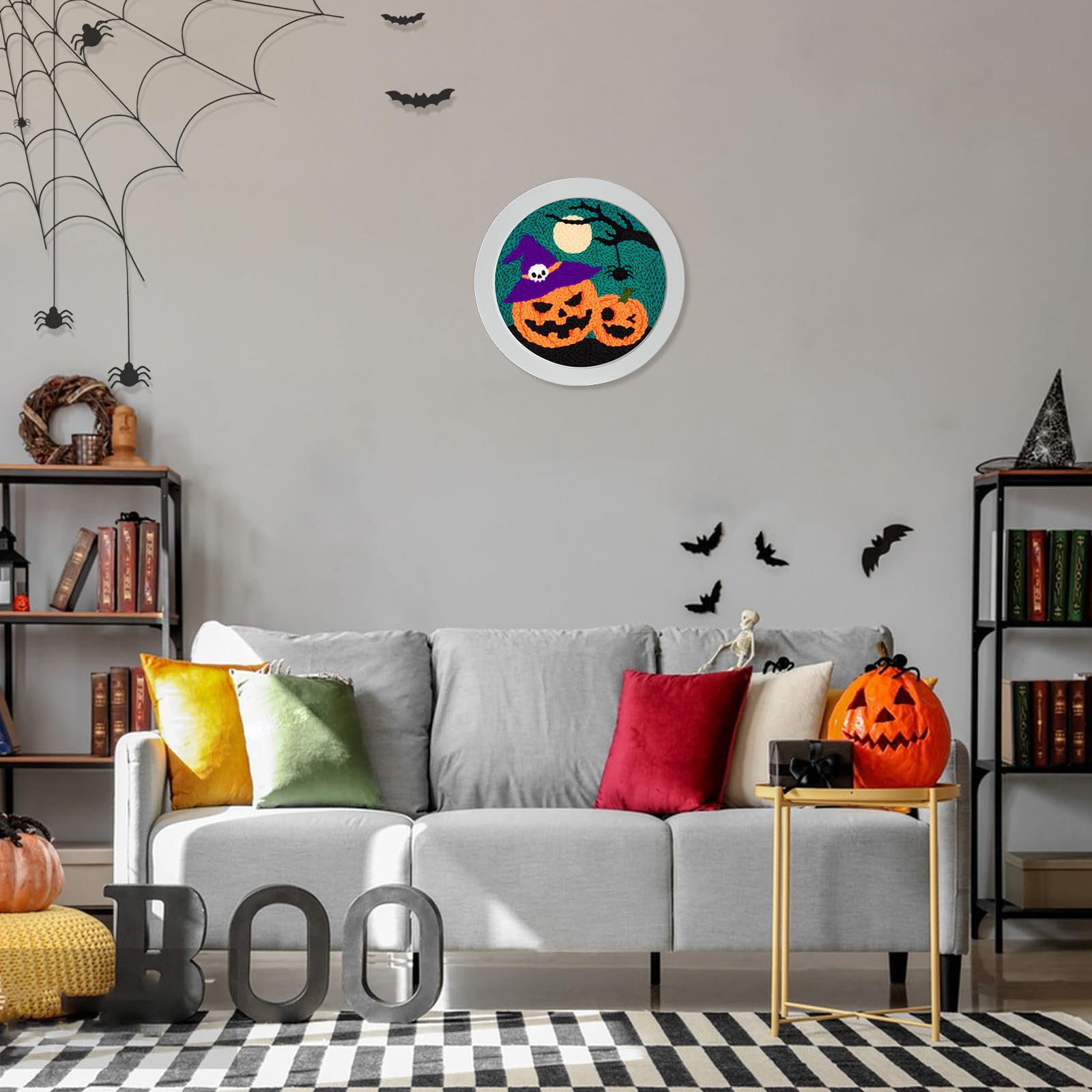 Halloween Punch Needle Kit - Beginner Embroidery -7