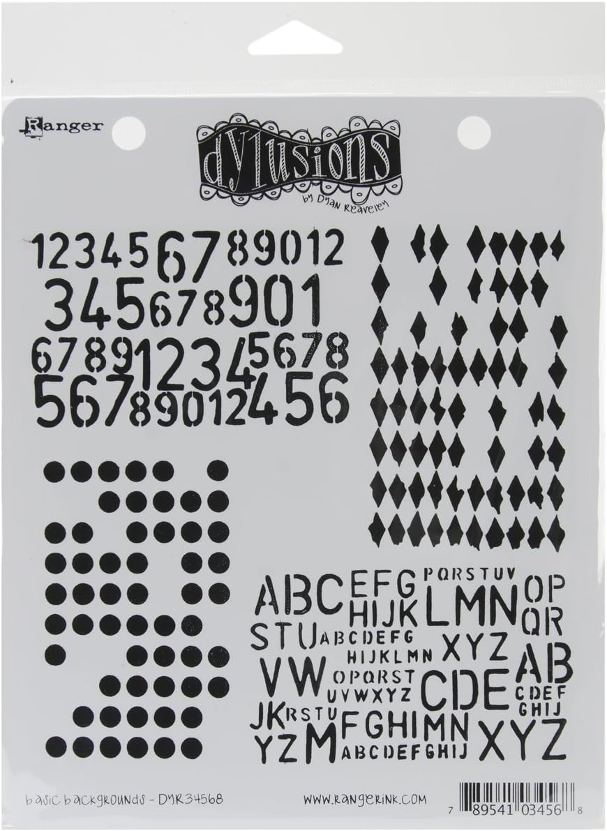 Amazon.com: Ranger DYR-34568 Dyan Reaveley's Dylusions Cling Stamp ...