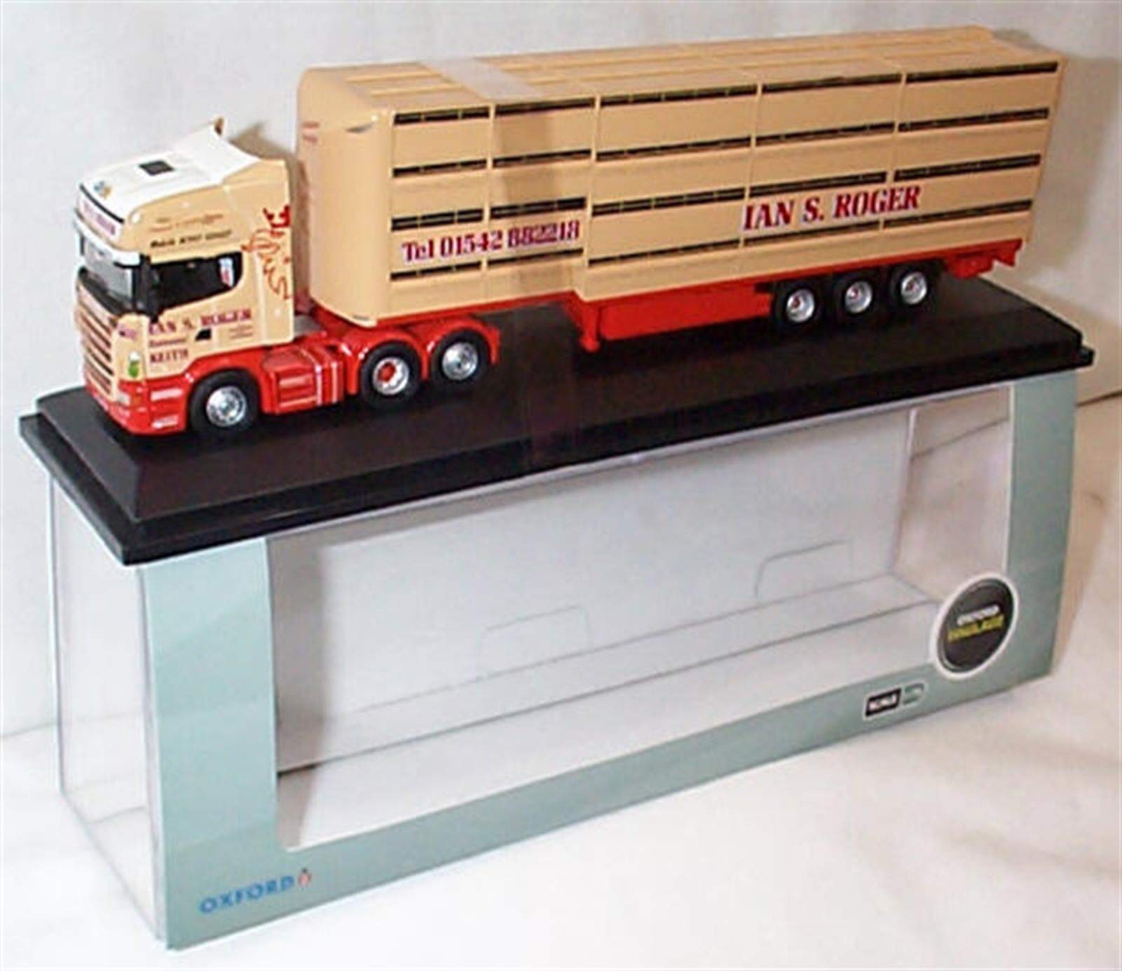 oxford haulage Scania Houghton Parkhouse Livestock Transport lorry 1:76 scale diecast model