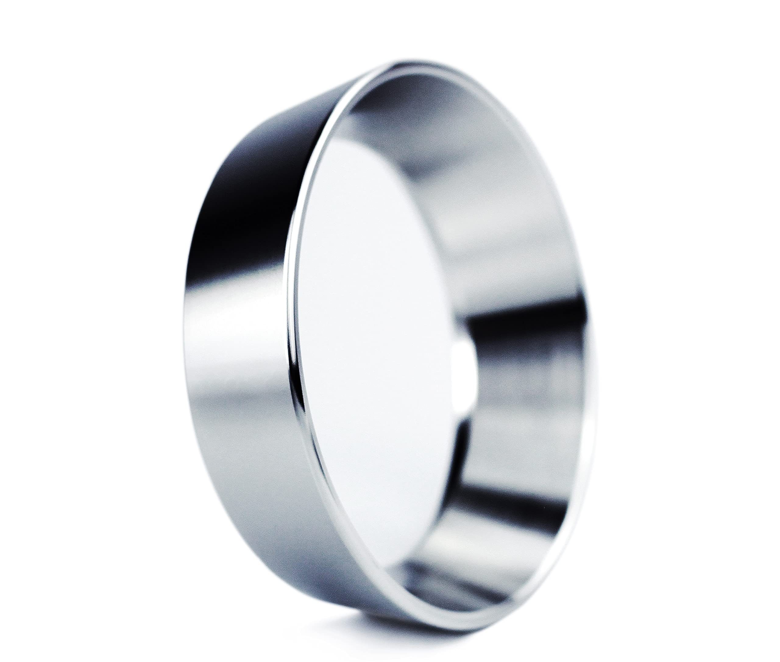 Oloey Silver 54Mm Espresso Dosing Funnel, Stainless Steel Coffee Dosing Ring Compatible With 54Mm Breville Portafilter